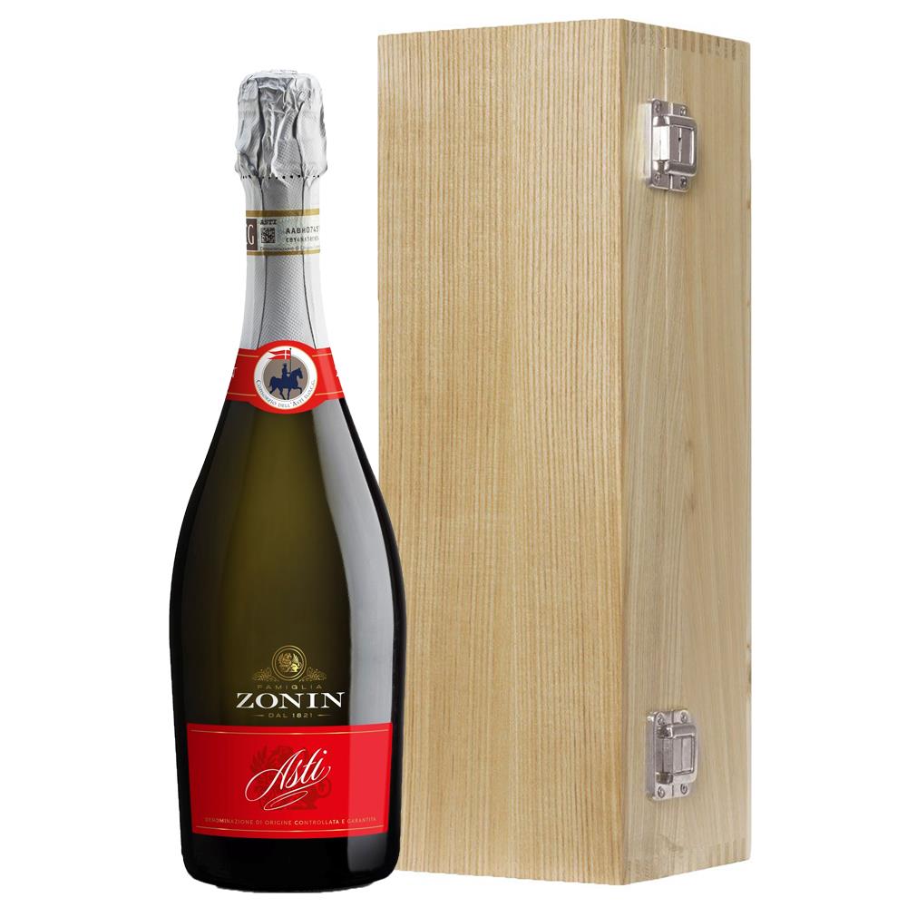 Zonin Asti DOCG 75cl Oak Luxury Gift Boxed